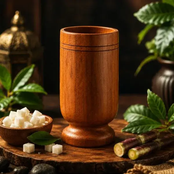 Sugar Glass: Ayurvedic Wooden Glass for Blood Sugar Support